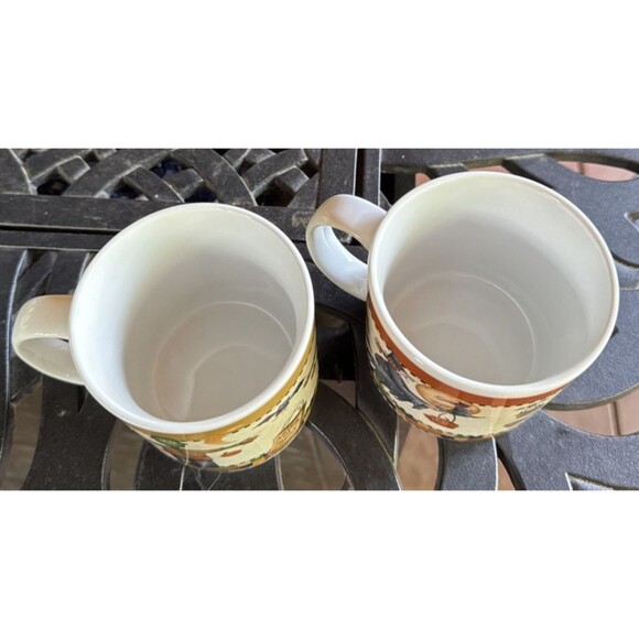 Set of 2 Mugs/Cups: Debbie Mumm Sakura Halloween: 1998 Witch, 1998 Frankenstein - Picture 4 of 6